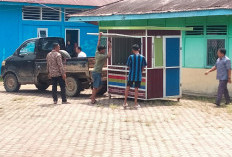 Stan Kontainer Bantuan PT PGE yang Sempat Hilang Kini Kembali ke Kecamatan