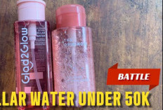 Battle Micellar Water The Originote & Glad2Glow Harga Rp 50 Ribuan