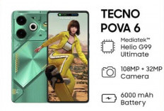 Smartphone Gaming Tecno Pova 6 Dengan Chipset Terbaru