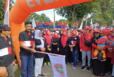 Peringati HUT PGRI dan HGN ke 78, Ratusan Guru dan Pelajar di Bengkulu Utara Turun ke Jalan