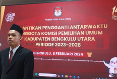 Usai 3 Bulan Kosong, KPU RI Lantik PAW Komisioner KPU Bengkulu Utara