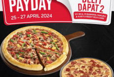 Jangan Sampai Terlewatkan ! Promo Payday BCA x Pizza Hut, Beli 1 Dapat 2 Loyang Pizza Mulai 25-27 April 