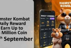 Dapatkan 6 Juta Koin di Daily Combo Hamster Kombat 19 September 2024