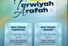 Keutamaan Puasa dan Niat Tarwiyah dan Arafah Saat Idul Adha