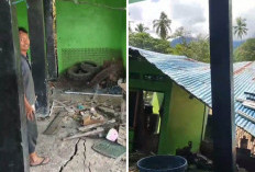 Sungai Ketahun Meluap, Lima Rumah Warga Bingin Kuning Hanyut dan Rusak Berat