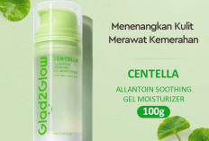 Glad2Glow Centella Allantoin Soothing Gel Moisturizer Untuk Kulit Kusam