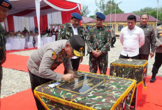 Resmikan Gedung Barak Sat Brimob, Kapolda Apresiasi Pemkab BU