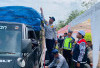 75 Kendaraan ODOL yang Melintas di Tol Trans Sumatera Ditindak HK dan Dishub
