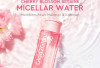 Glad2Glow Cherry Blossom Betaine Micellar Water, Pembersih Makeup Waterproof