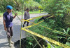 Makin Membahayakan, Jalan Amblas dan Tanjakan Patah Dipasang Police Line