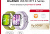  Watch Fit 4 Series Tawarkan Desain Stylish dan Fitur Kesehatan Lengkap