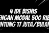 Usaha Modal Rp500 Ribu? Coba 4 Ide Bisnis Ini yang Bisa Meledak!